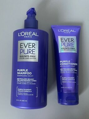 Loreal Paris Ever pure set shampoo & a conditioner NWT